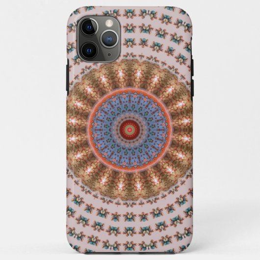 Coques Case-Mate iPhone Roue Mandala Brun Clair (Dos)