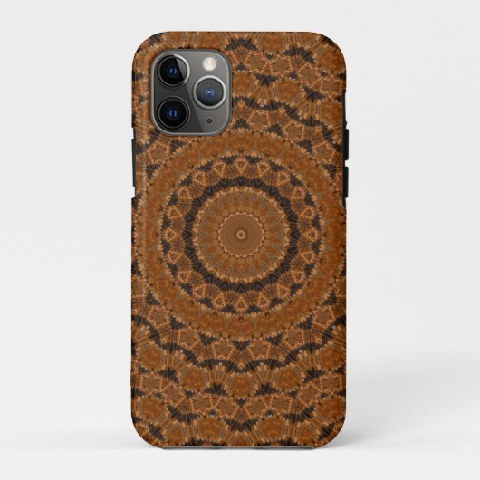 Coques Case-Mate iPhone Roue Mandala Marron... (Dos)