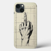Coques Case-Mate iPhone Roue Plan Plan Moyen Doigt (Verso)