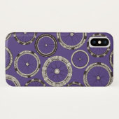 Coques Case-Mate iPhone roues à vélo violet (Dos (Horizontal))