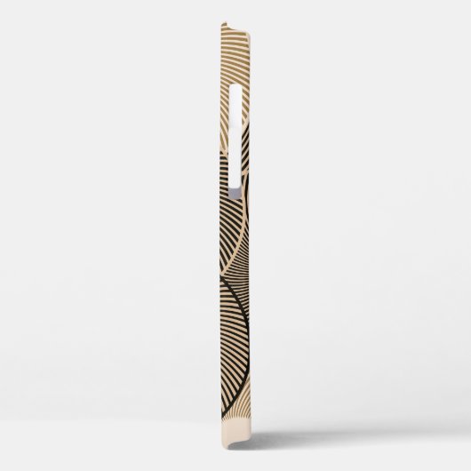 Coques Case-Mate iPhone Roues Arc Noir Or : Abstraites (Verso / Gauche)