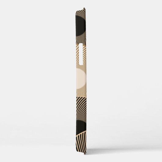 Coques Case-Mate iPhone Roues Arc Noir Or : Abstraites (Verso / Droite)