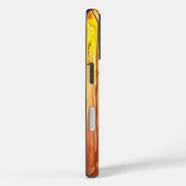 Coques Case-Mate iPhone Roues d'or sur la surface Iridescente (Verso / Droite)