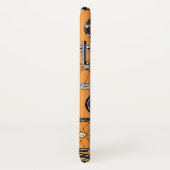 Coques Case-Mate iPhone roues moto ambre (Dos/Droite)