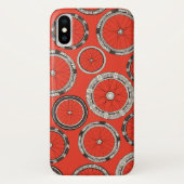 Coques Case-Mate iPhone roues moto feu orange (Dos)