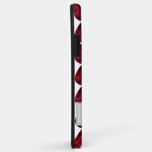 Coques Case-Mate iPhone Rouge à facettes coques iphone Gemstone Pear Ruby (Dos/Droite)