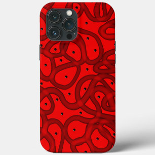 Case-Mate iPhone Case Rouge abstrait