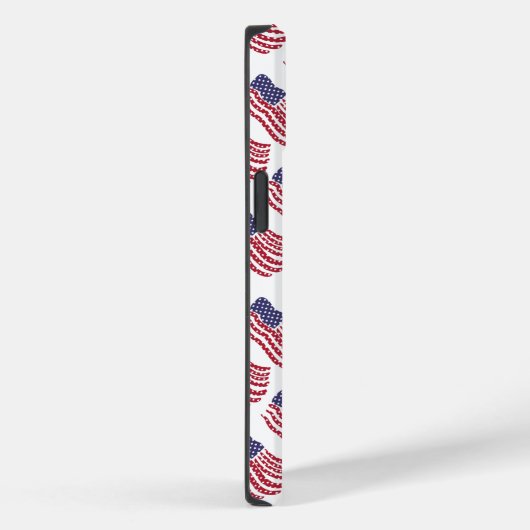 Coques Case-Mate iPhone Rouge Blanc Bleu Drapeau Design Coque-Mate iPhone (Verso / Droite)