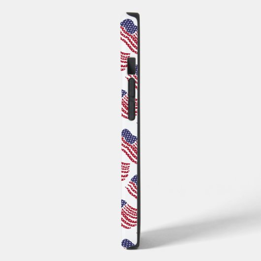 Coques Case-Mate iPhone Rouge Blanc Bleu Drapeau Design Coque-Mate iPhone (Verso / Gauche)