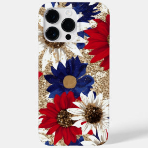 COQUE POUR POUR iPhone 14 PRO MAX ROUGE BLANC BLEU OR PARTIES SCINTILLANT RESSEMBLER