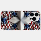 COQUES Case-Mate iPhone ROUGE BLANC BLEU PATRIOTIQUE ÉTOILES DES ÉTOILES D (Verso (horizontal))