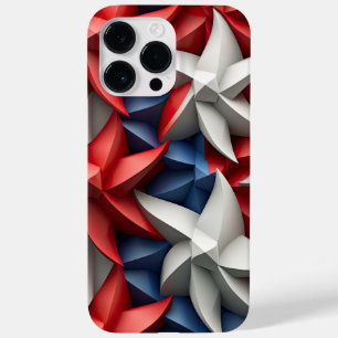 COQUE POUR POUR iPhone 14 PRO MAX ROUGE BLANC BLEU PATRIOTIQUE ÉTOILES DES ÉTOILES D