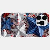 COQUES Case-Mate iPhone ROUGE BLANC BLEU PATRIOTIQUE ÉTOILES DES ÉTOILES D (Verso (horizontal))