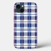 Coques Case-Mate iPhone Rouge, blanc et bleu (Verso)