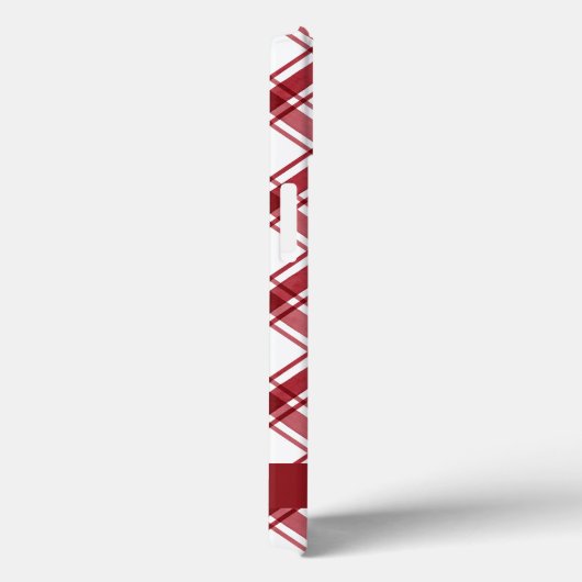 Coques Case-Mate iPhone Rouge blanc moderne (Verso / Droite)