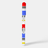 Coques Case-Mate iPhone Rouge Bleu Blancs Design (Verso / Droite)