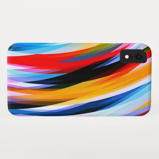 Coques Case-Mate iPhone Rouge bleu jaune noir (Dos (Horizontal))