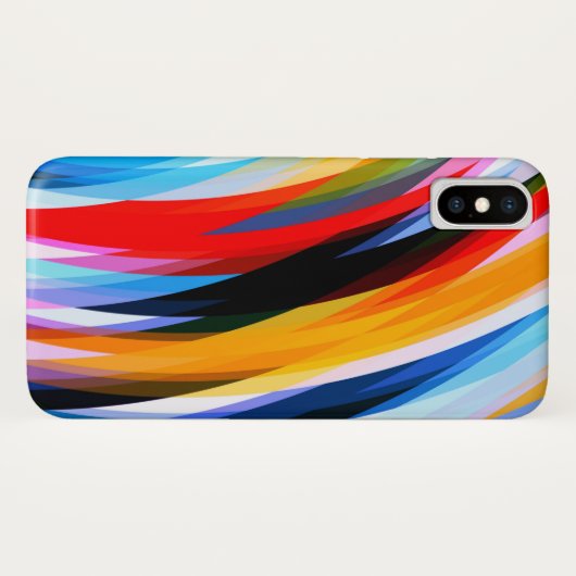 Coques Case-Mate iPhone Rouge bleu jaune noir (Dos (Horizontal))