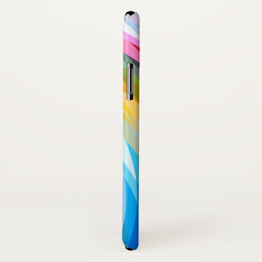 Coques Case-Mate iPhone Rouge bleu jaune noir (Dos/Droite)