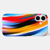 Coques Case-Mate iPhone Rouge bleu jaune noir (Verso (horizontal))