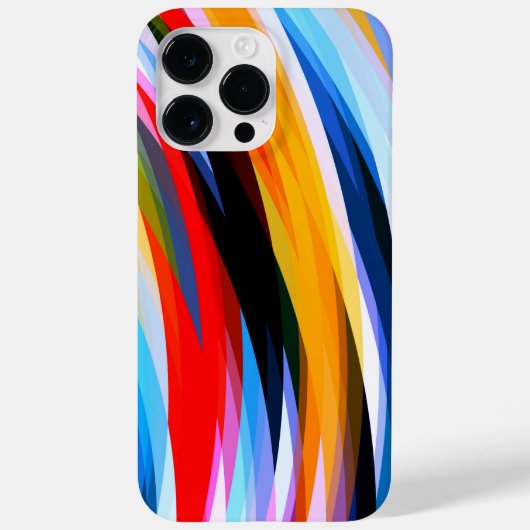 Coques Case-Mate iPhone Rouge bleu jaune noir (Verso)