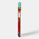 COQUES Case-Mate iPhone ROUGE BLEU MONOGRAMME TRIANGLE GÉOMÉTRIQUE ABSTRAI (Verso / Droite)