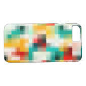 Coques Case-Mate iPhone Rouge bleu vert jaune blanc Motif Abstrait (Dos (Horizontal))
