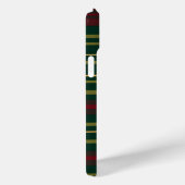 COQUES Case-Mate iPhone ROUGE BRILLANT OR VERT NOËL MOTIF PLAID (Verso / Droite)