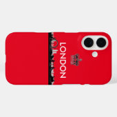 Coques Case-Mate iPhone Rouge britannique Londres (Verso (horizontal))