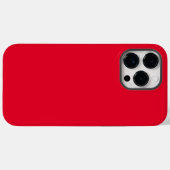 Coques Case-Mate iPhone Rouge Cadmium Couleur Uni (Verso (horizontal))