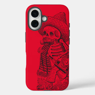 Coques iPhone 16 Rouge Calavera