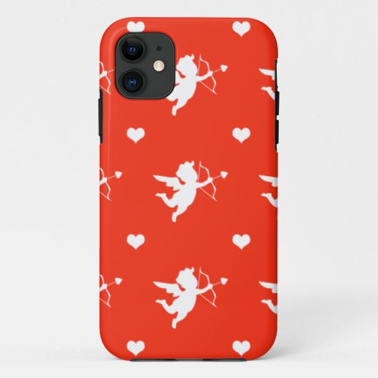 Coques Case-Mate iPhone rouge cupide (Dos)