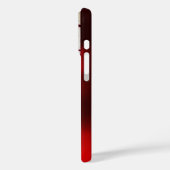 Coques Case-Mate iPhone ROUGE DAMASK VELVET TULIPS MONOGRAMME Bourgogne Bl (Verso / Gauche)