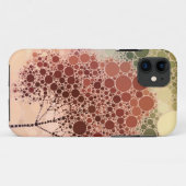 Coques Case-Mate iPhone rouge d'arbre d'effet (Dos (Horizontal))