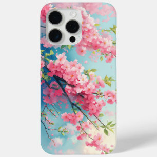Coque iPhone 15 Pro Max Rouge de Sakura du Printemps