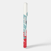 Coques Case-Mate iPhone rouge éléphant folksy (Verso / Droite)