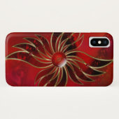 Coques Case-Mate iPhone Rouge en tant que Coque-Compagnon d'iPhone de (Dos (Horizontal))