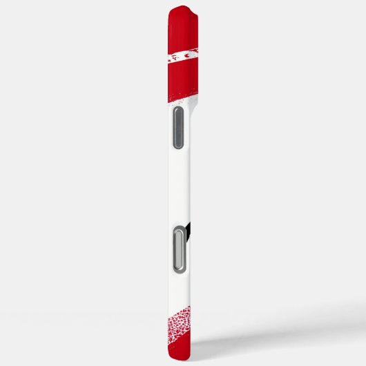 Coques Case-Mate iPhone Rouge et blanc (Verso / Droite)