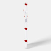 Coques Case-Mate iPhone Rouge et blanc (Verso / Gauche)