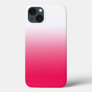 Case-Mate iPhone Case Rouge et blanc dégradé ombré d'été lumineux