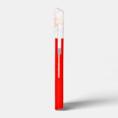Coques Case-Mate iPhone Rouge et blanc rustique (Verso / Gauche)