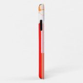 Coques Case-Mate iPhone Rouge et blanc rustique (Dos/Droite)