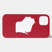 Coques Case-Mate iPhone Rouge et Blanc Wisconsin (Verso (horizontal))