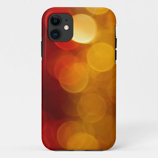 Coques Case-Mate iPhone Rouge et Jaune Flou (Dos)