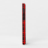 Coques Case-Mate iPhone Rouge et noir (Dos/Gauche)