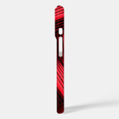 Coques Case-Mate iPhone Rouge et noir Abstrait Contemporain (Verso / Gauche)