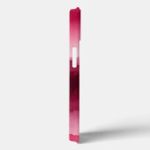 Coques Case-Mate iPhone rouge et rose abstrait (Verso / Droite)