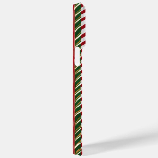 Coques Case-Mate iPhone rouge et vert (Verso / Droite)