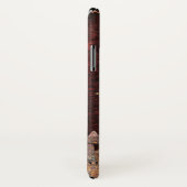 Coques Case-Mate iPhone Rouge et vitesse de Steampunk d'or (Dos/Droite)