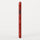 Coques Case-Mate iPhone Rouge étincelant (Dos/Droite)